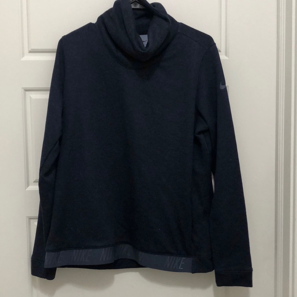 Women’s Nike Navy Turtleneck Sweatshirt - Large